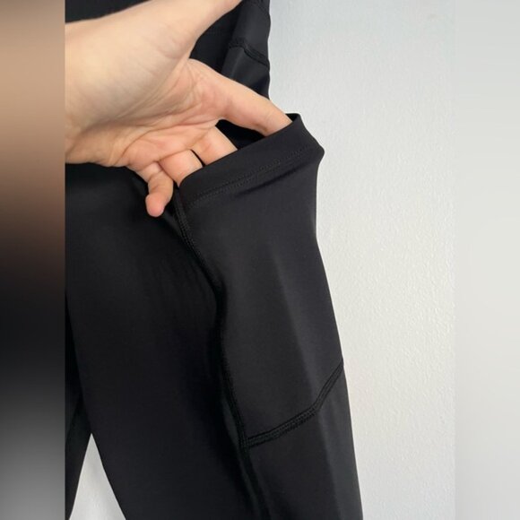 ZyiaBlackPocketLightnTightHirise7824LeggingsCompressiveUS810 - Picture 4 of 7